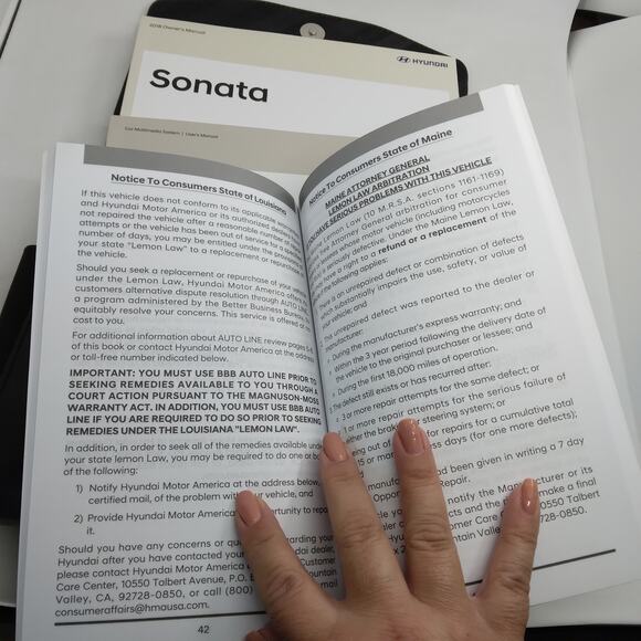 Hyundai Sonata 2018 Handbook - Picture 4 of 9